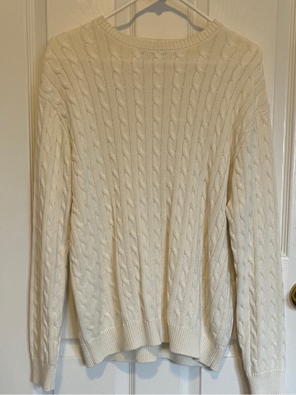 Brandy Melville White Cable
Knit Sweater